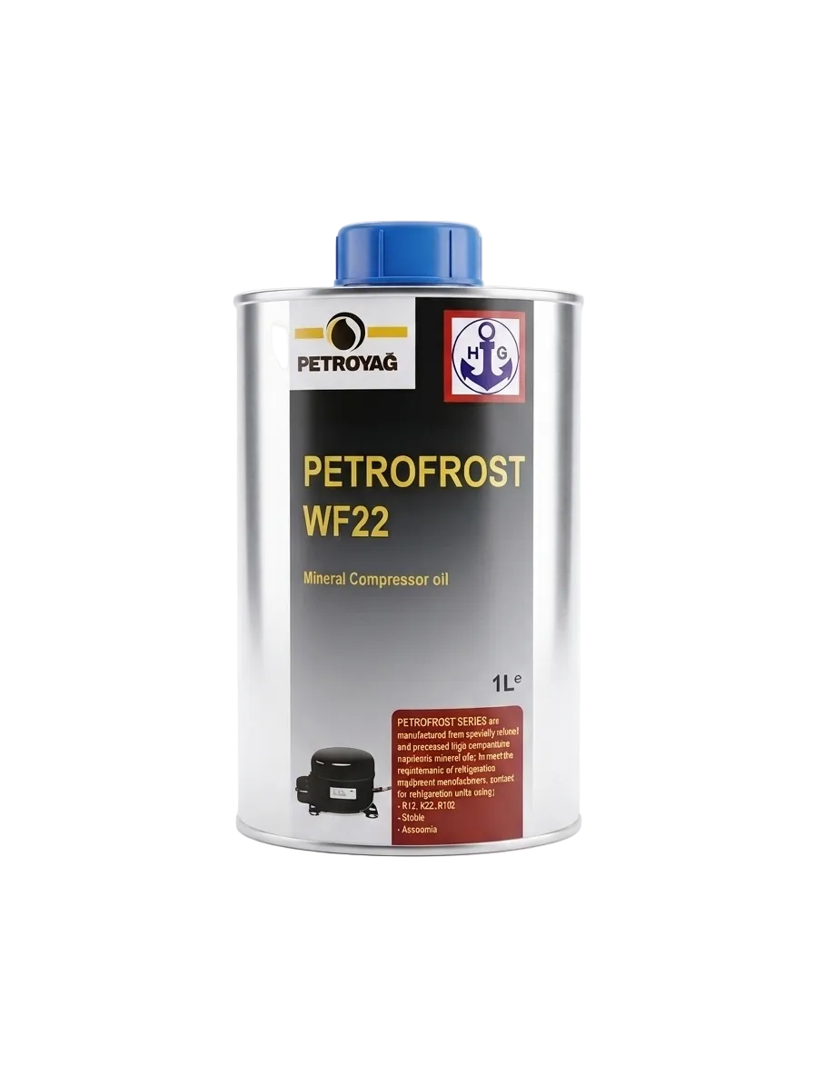 Ulei mineral pentru compresor frigorific Petroyağ Petrofrost WF22, 1 Litru