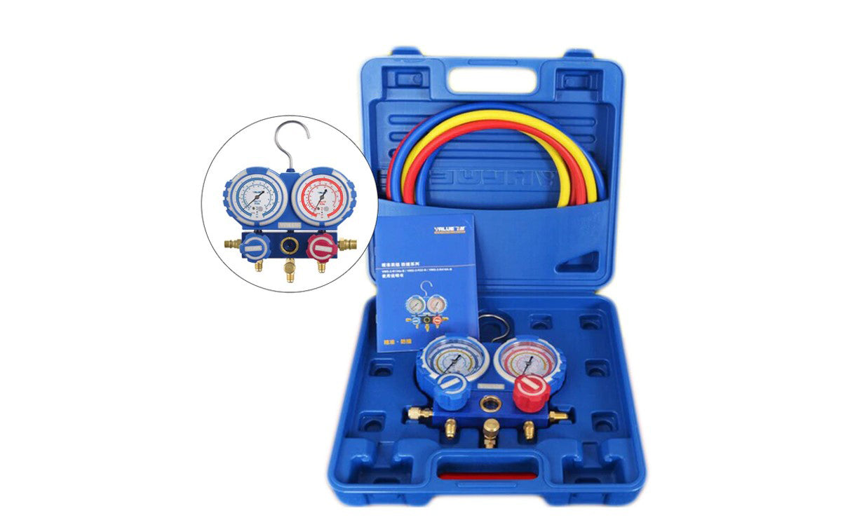 VMG-2-R410A-B-SET MANOMETRE R22, R134A , R407C , R410A VALUE