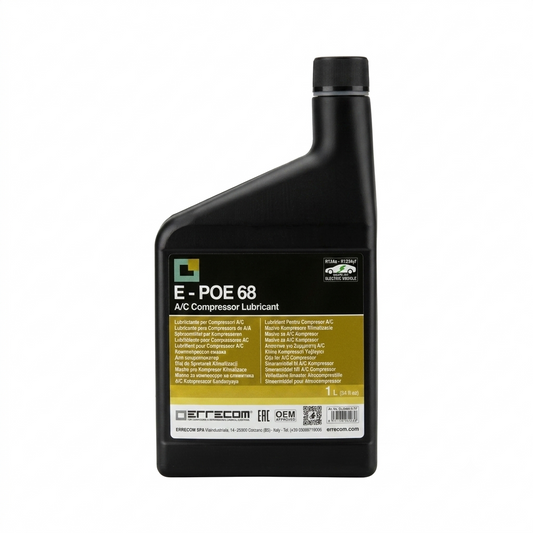 Ulei pentru compresor AC Errecom E-POE 68 (Vehicule Electrice/Hibride), 1 Litru