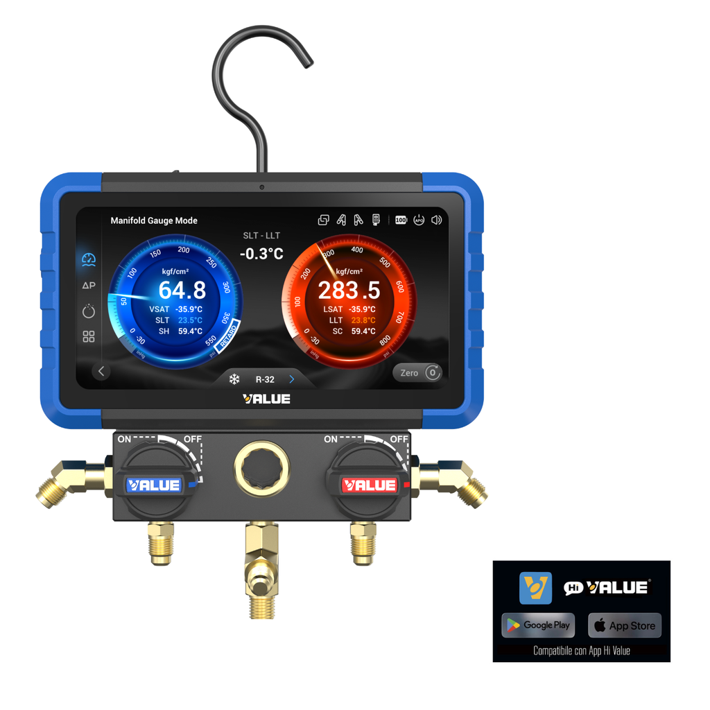 MANOMETRU DIGITAL CU DISPLAY COLOUR VALUE